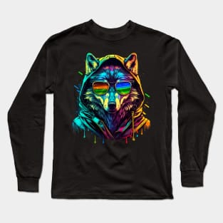 Wait, is that a German shepherd or husky? Celebrating world animal day Long Sleeve T-Shirt